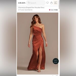 GALINA SIGNATURE
Charmeuse Draped One-Shoulder Dress
STYLE# GS290018